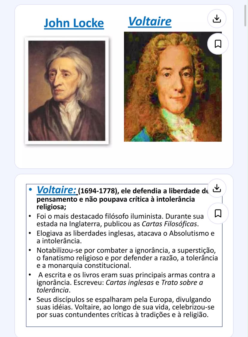 Filósofos Iluministas
