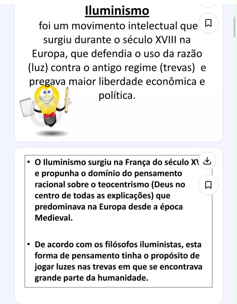 Conceito de Iluminismo