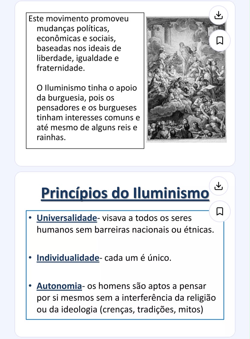 Princípios do Iluminismo